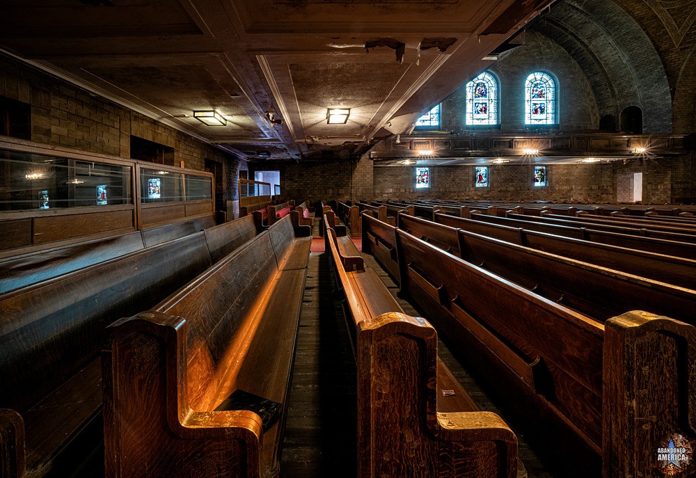 B'Nai Jeshurun Synagogue/Hopewell Baptist Church | Beneath the Rear Ba - B'nai Jeshurun Synagogue/Hopewell Baptist Church