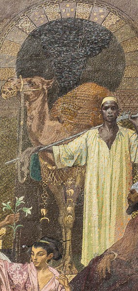 Wall art detail - Budapest to Amsterdam