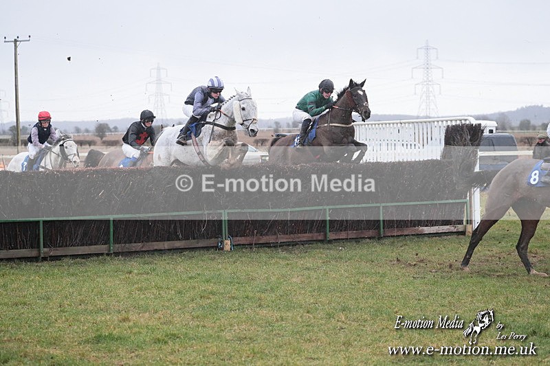 PtP 260125 547 - Cocklebarrow Point-to-Point racing with the Heythrop Hunt 26/01/25