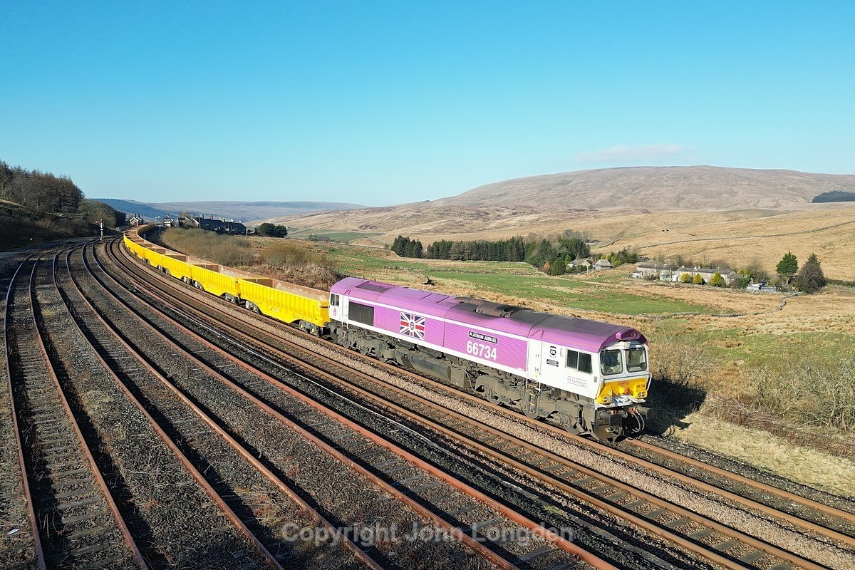 JL - 2.4.25 66734 6G81 Church Fenton - Carlisle NY, Garsdale South - Latest shots