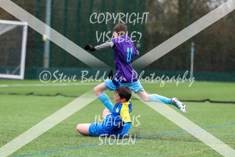 1DX20774 - 2026-02-15 FC Abbey Meads U13 Purple V Royal Wootton Bassett Town Youth U13 Yellow