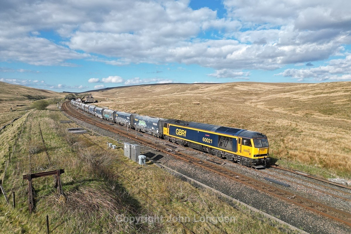 JL - 24.4.25 60021 6E77 Arcow - Hunslet, Blea Moor - Latest shots