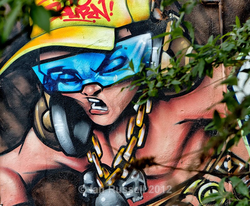 Wild Man - Brighton graffiti