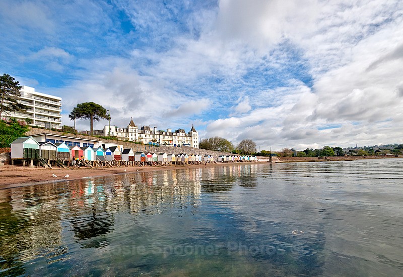 Early morning reflections at Corbyn Head Beach in Torquay. - Torquay See separate galleries for Cockington, Meadfoot and Anstey's Cove