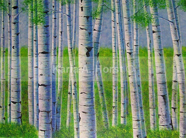 Colorado Summertime Aspen - Original Art