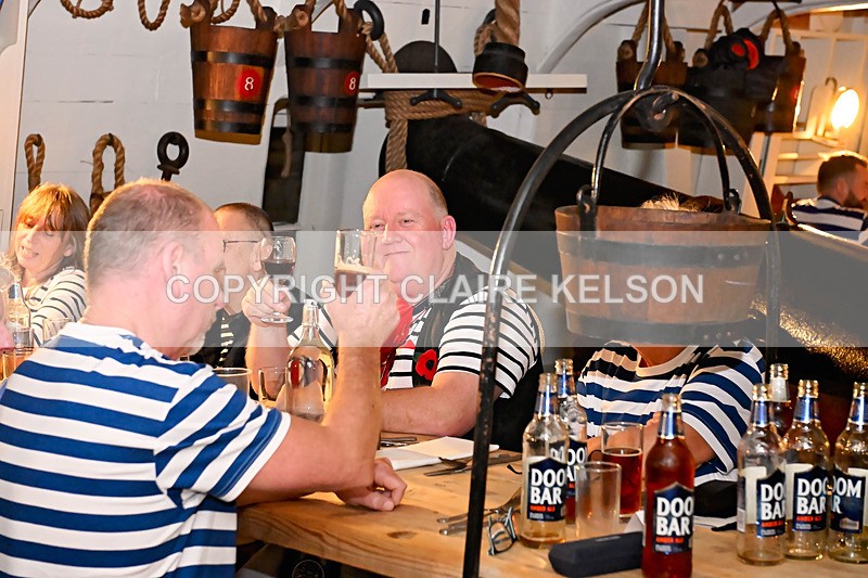 HMS PICKLE-122 - PICKLE NIGHT HMS WARRIOR 1860