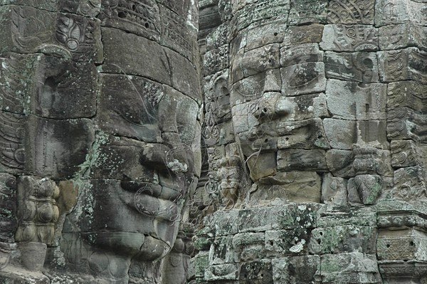 Ancient ruins at Ankor Thom - Cambodia - ARCHEOLOGY,  ETC.