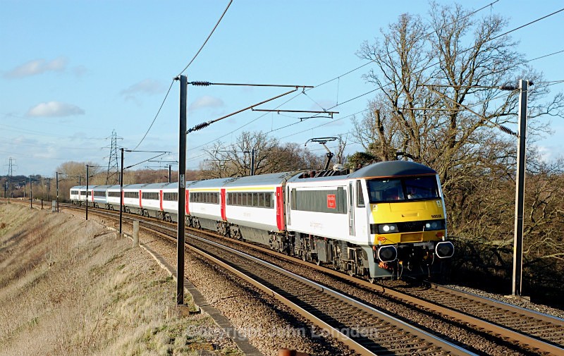 JL - 27.3.16 90006 1P55 17.00 Norwich - Witham - Elsewhere on the network