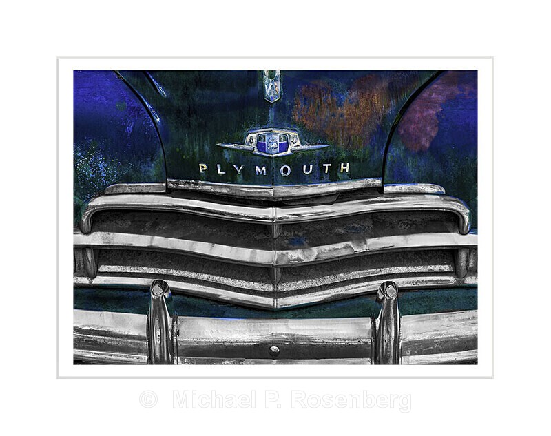 Grill Graphic, ca. 1952 Plymouth Sedan, AutoGraphica Series - AUTOGRAPHICA: Faded Glory