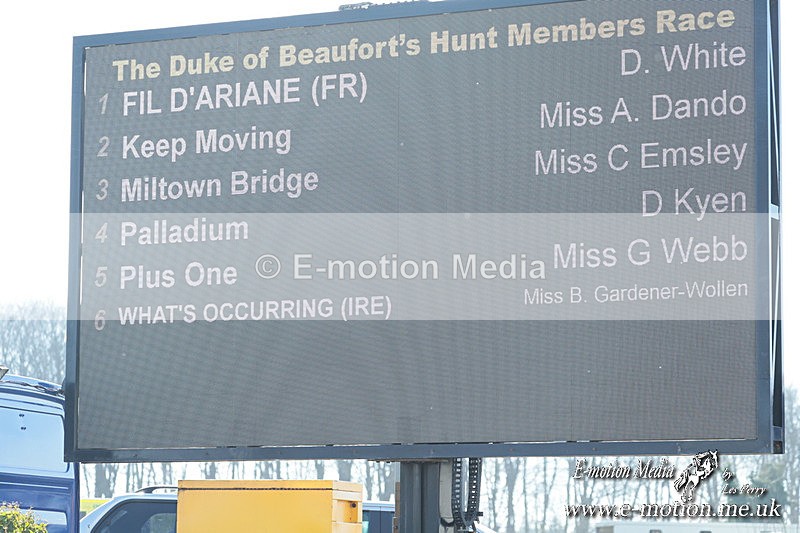 PtP 010325 1 - Beaufort Races Didmarton 01/03/25