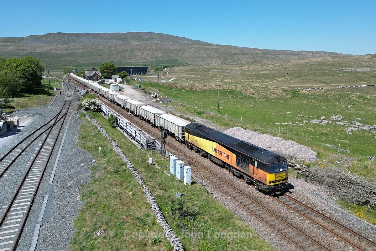 JL - 2.6.23 60096 6F69 Ribblehead - Tuebrook, Ribblehead Sidings - Ribblehead sidings