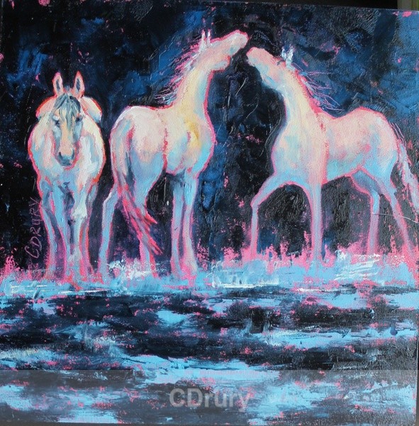 Girl Talk - Original Paintings