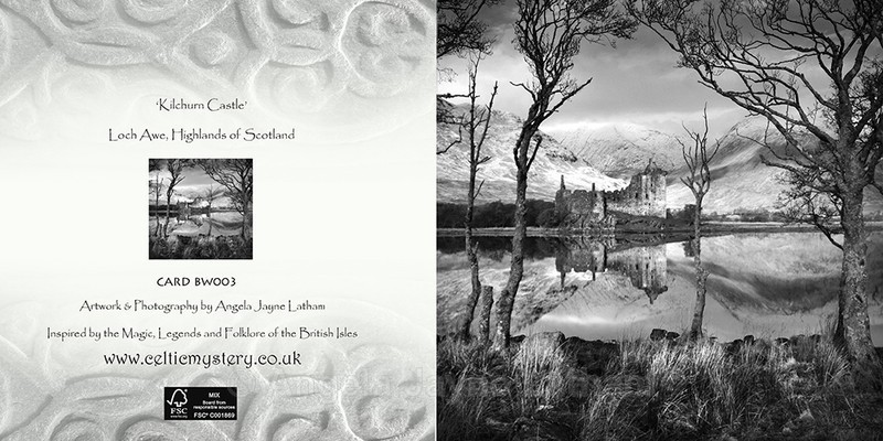 BW003 Kilchurn Castle, Loch Awe - Scotland in Black & White