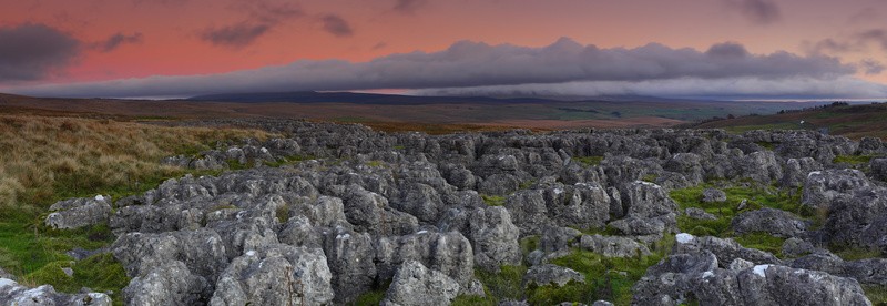 Roll Cloud over Batty moss - Panoramic Landsapes