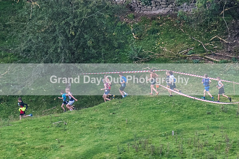 Year 7-8 - The English Schools Fell Running Championship Giggleswick Year 7 Sunday 6th October 2024