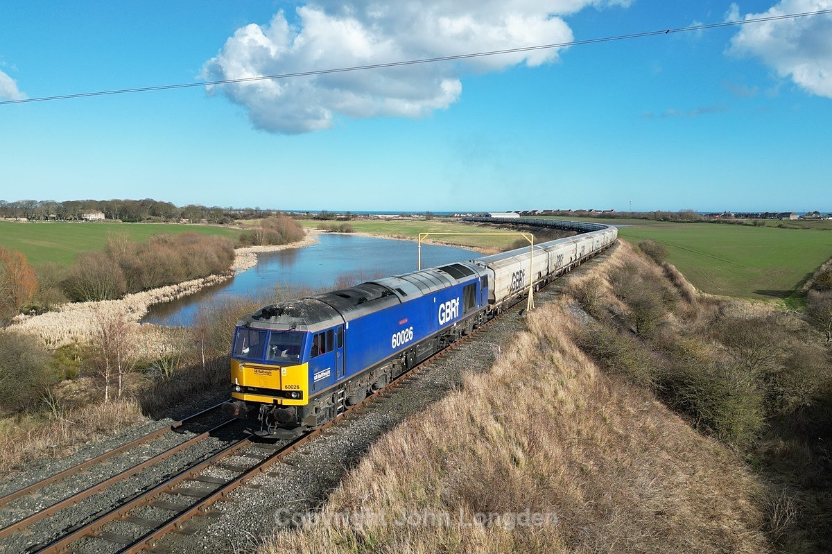JL - 28.2.25 60026 6N87 Lynemouth - Tyne CT, Woodhorn - Latest shots