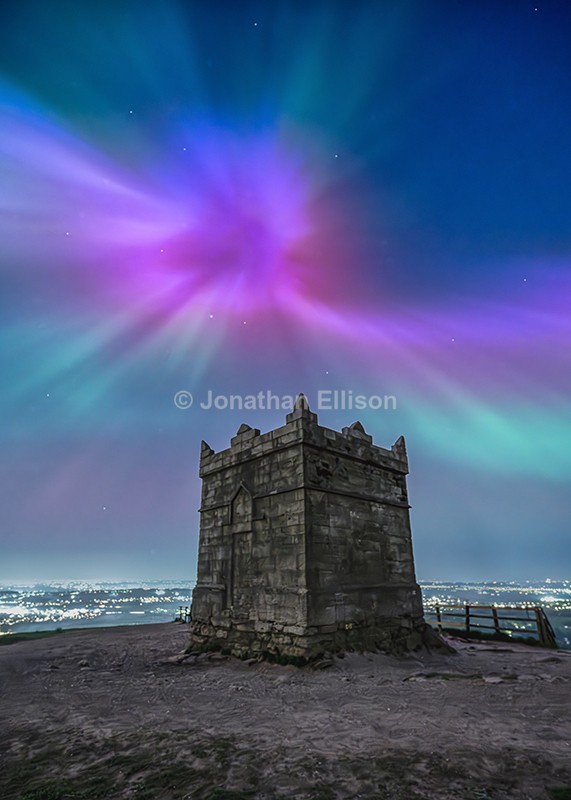 The Northern Lights Over Rivington Pike Northern Lights