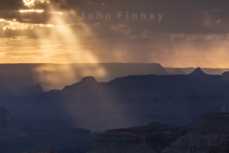 Grand Canyon light rays - North America & Canada