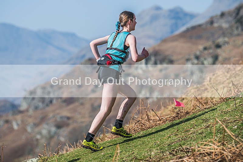 Elterwater-204 - Kendal Winter League Elterwater Under 15/17 Fell Races Sunday 9th March 2025