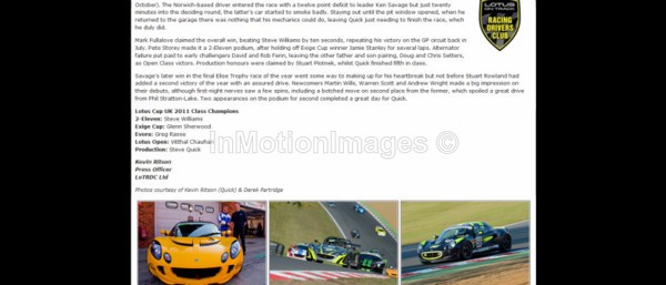 - Samples of Published / Used Images