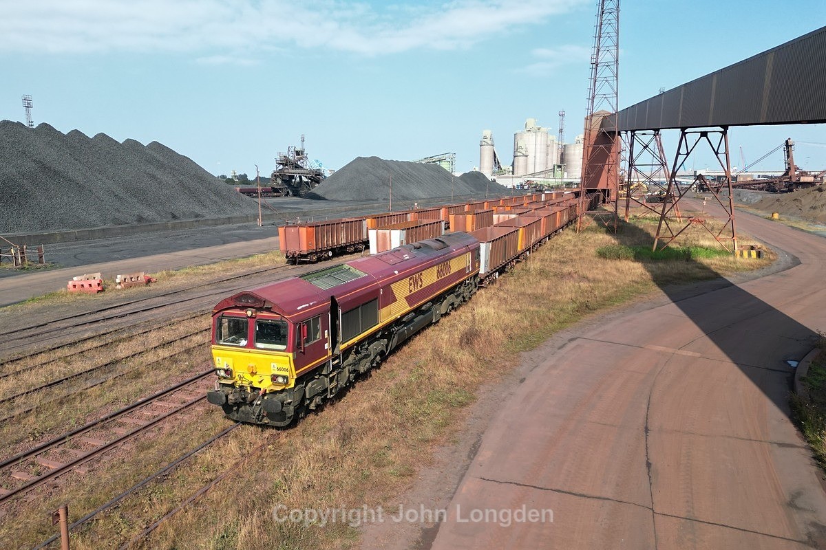 JL - 30.8.24 66006 6K24 Santon - Immingham, Imm Ore Terminal - Latest shots