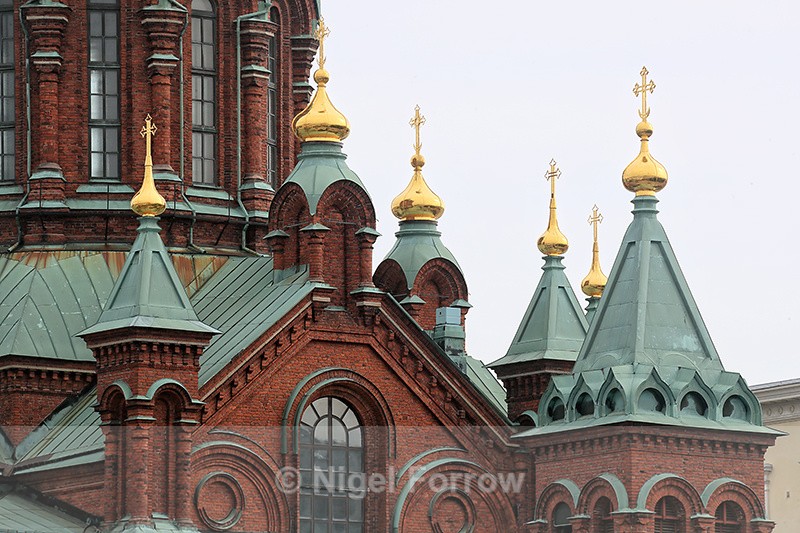 Close view of Uspenski Cathedral, Helsinki - Helsinki, Finland
