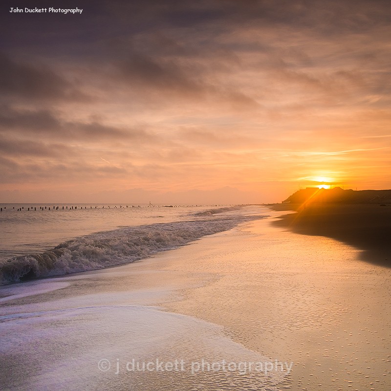 Norfolk Coast photography of Happisburgh Beach