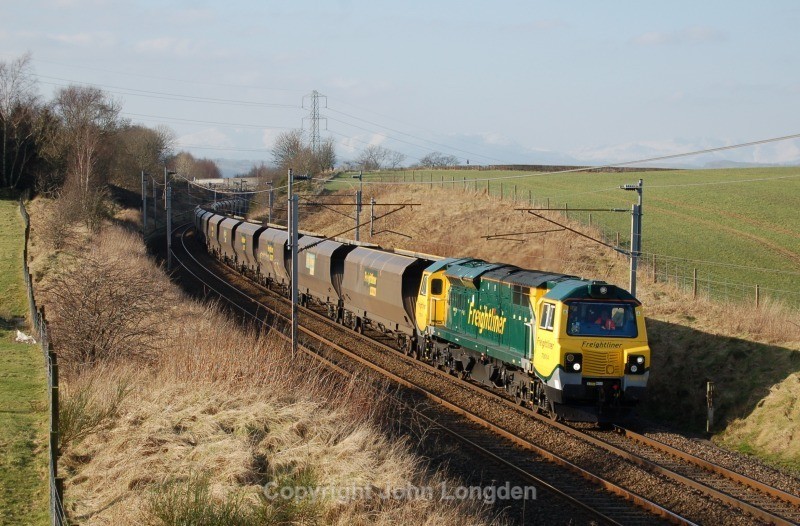 1.2.12 - 70014 4S41 Fiddlers Ferry - Hunterston, Docker - West Coast Main Line (north to south)