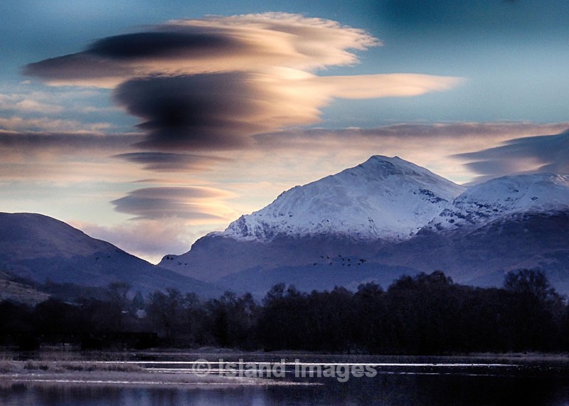 Lenticular Clouds over Ben Lui - Loch-Awe, Argyll, Scotland