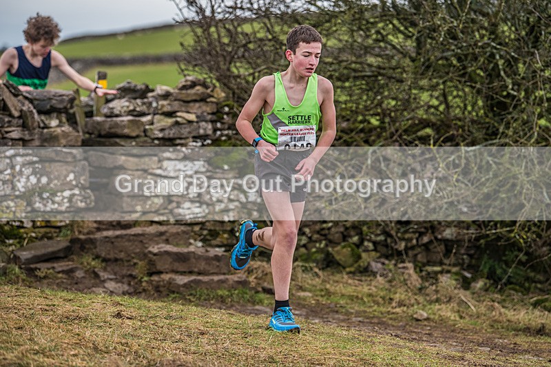 Cunswick U15  U17-15 - Kendal Winter League Cunswick Scar Junior Under 15 & 17 Fell Races Sunday 26th January 2025
