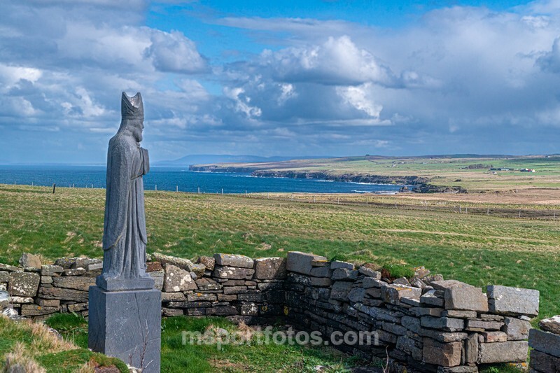 St Patrick statue - Mayo and Galway
