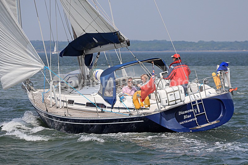180526 DIAMOND BLUE GBR5591T 1Y3A1796 - Sailboats - monohull