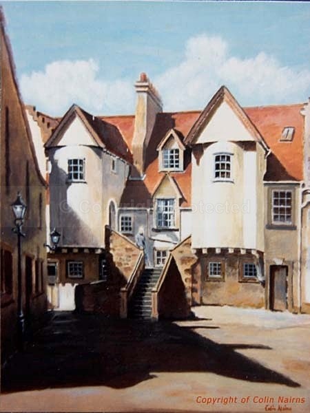 'White Horse Close, Edinburgh' - Edinburgh Paintings
