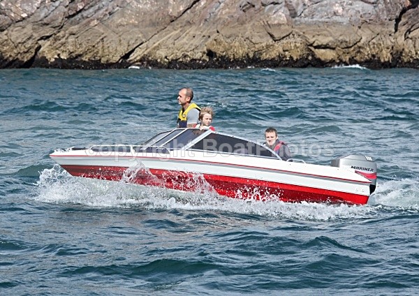 090906 RED-WHITE SPEEDBOAT IMG_4855 - Motorboats - Open