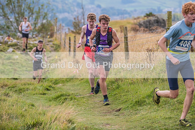 Year 12-13-35 - The English Schools Fell Running Championship Giggleswick Year 12-13 Sunday 6th October 2024