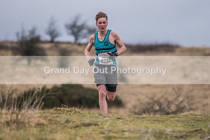 Cunswick U15  U17-133 - Kendal Winter League Cunswick Scar Junior Under 15 & 17 Fell Races Sunday 26th January 2025