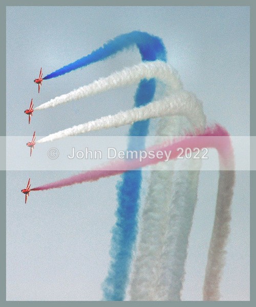 Red Arrows 6 - Round Britain Farewell Trip for QE2