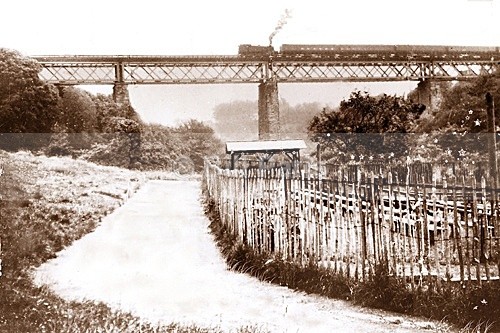 Viaduct, Morgan Glen. - Archive.