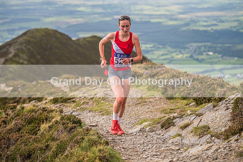 Uphill Only-259 - British Athletics Off Road Running Championships Senior Uphill Only Trial - Skiddaw Friday 15th Augu