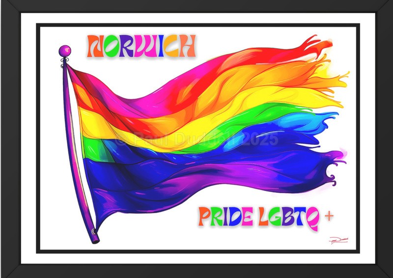 Spectrum of Joy, Pride Day Paintings by Paul Duddell, Whispers & Strokes - Artist, Painter, and Photographer