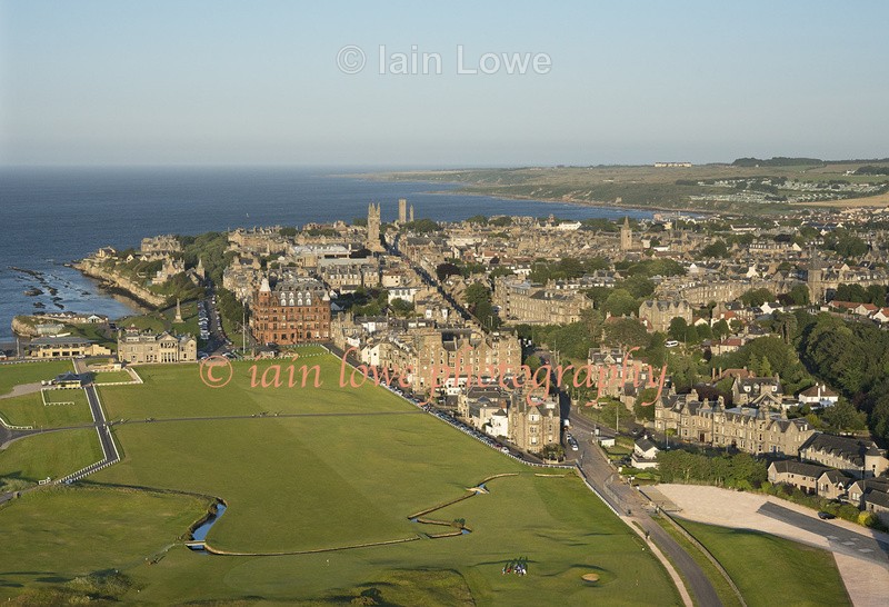 St Andrews Old Course & Town - Scottish Links Aerial Images