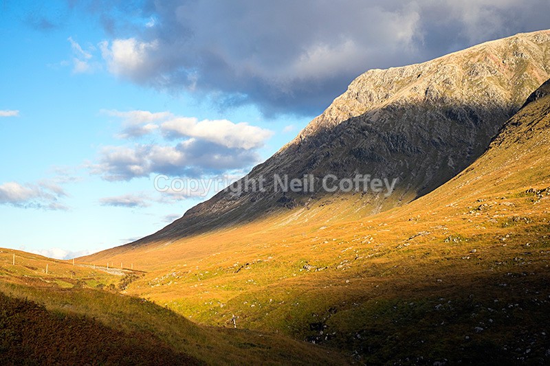Sron na Creise from Glen Etive, Highland - Landscape format
