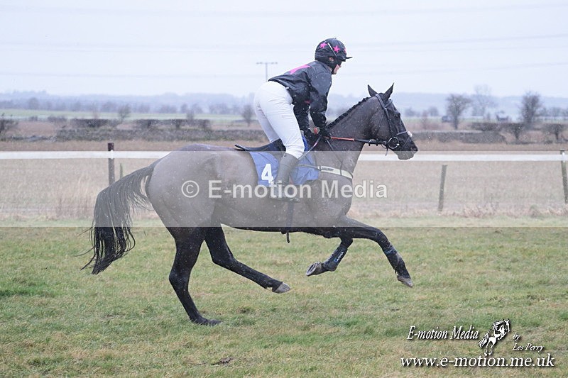 PtP 260125 292 - Cocklebarrow Point-to-Point racing with the Heythrop Hunt 26/01/25