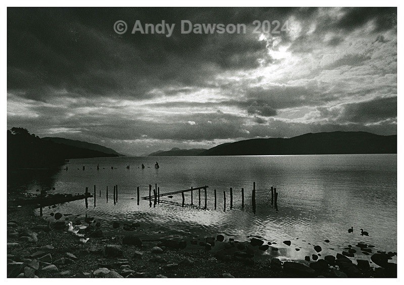Loch Ness landscape - Black & White Pictures