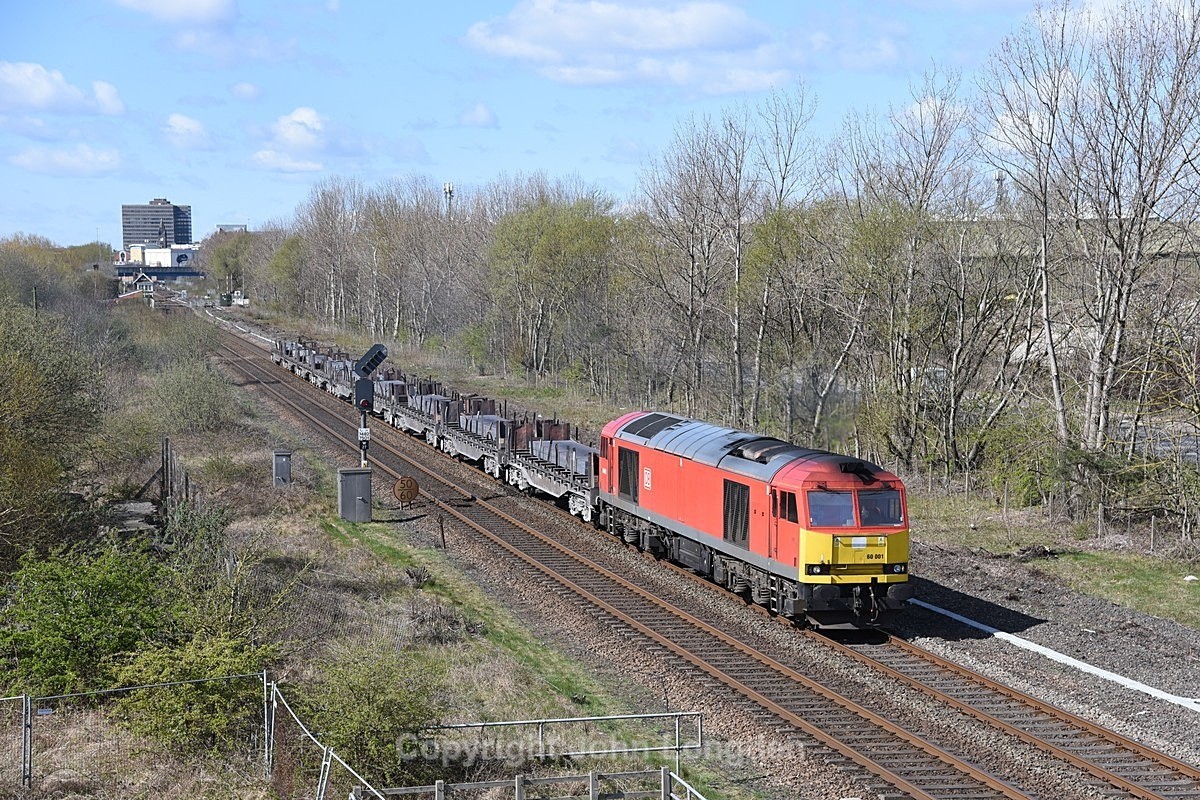 JL - 5.4.21 60001 6N31 Scunthrope - Lackenby, Cargo Fleet - Teesside (west to east)