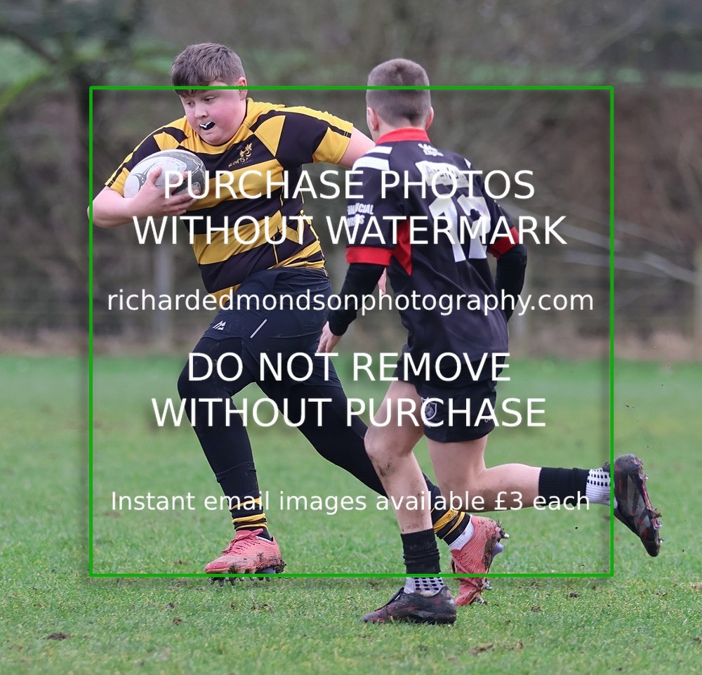 533A0309 - Kendal Rugby Under 13's vs Workington Zebra Under 13's (22/2/26)