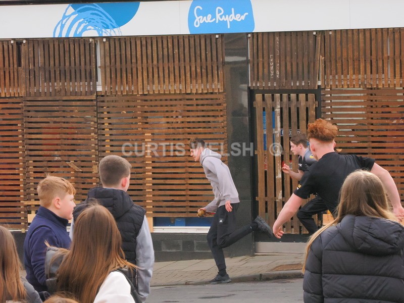 Doonie with Hand Ba - Curtis Welsh - Jedburgh Hand Ba' event -. 2023