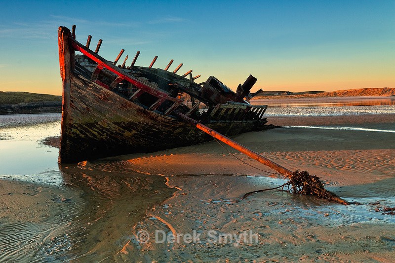 Bunbeg Wreck 'Bád Eddie' ( Eddie's Boat ) - Wild Atlantic Way - Donegal