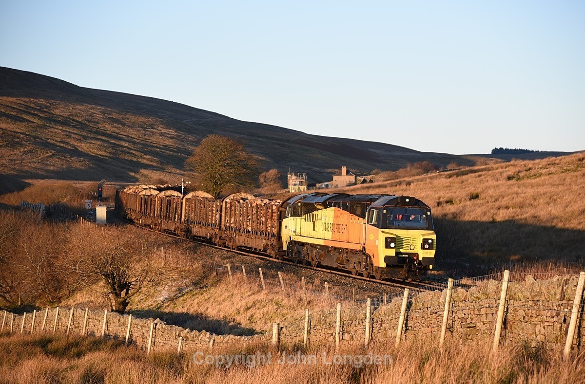 JL - 1.12.23 70812 6J37 Carlsile - Chirk, Blea Moor - Blea Moor