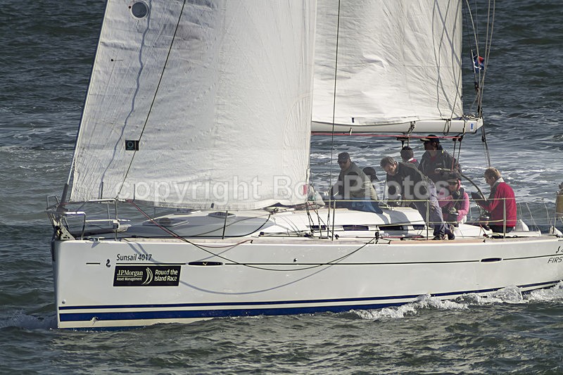 140621 Sunsail 4017 GBR4017N IOW160 - ROUND THE ISLAND - 21st June 2014